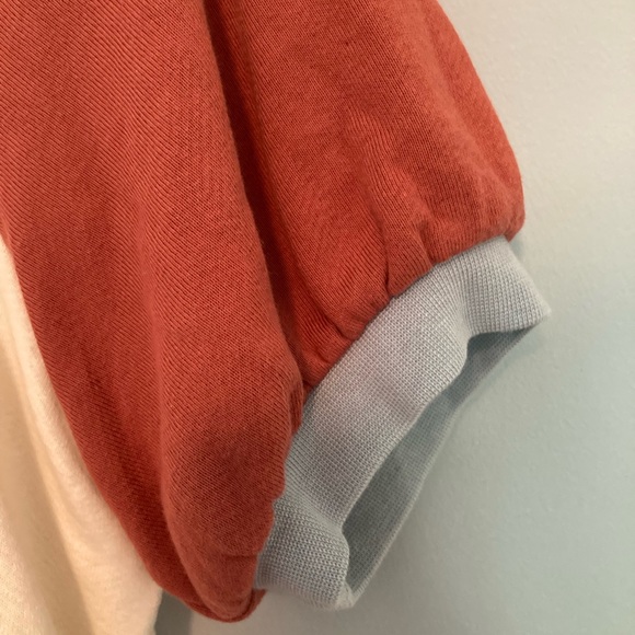 Madewell Colorblock Short Sleeve Sweatshirt Size S - Picture 4 of 7